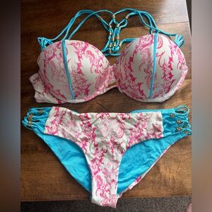 Beach Bunny Damascus Seas Bikini Set